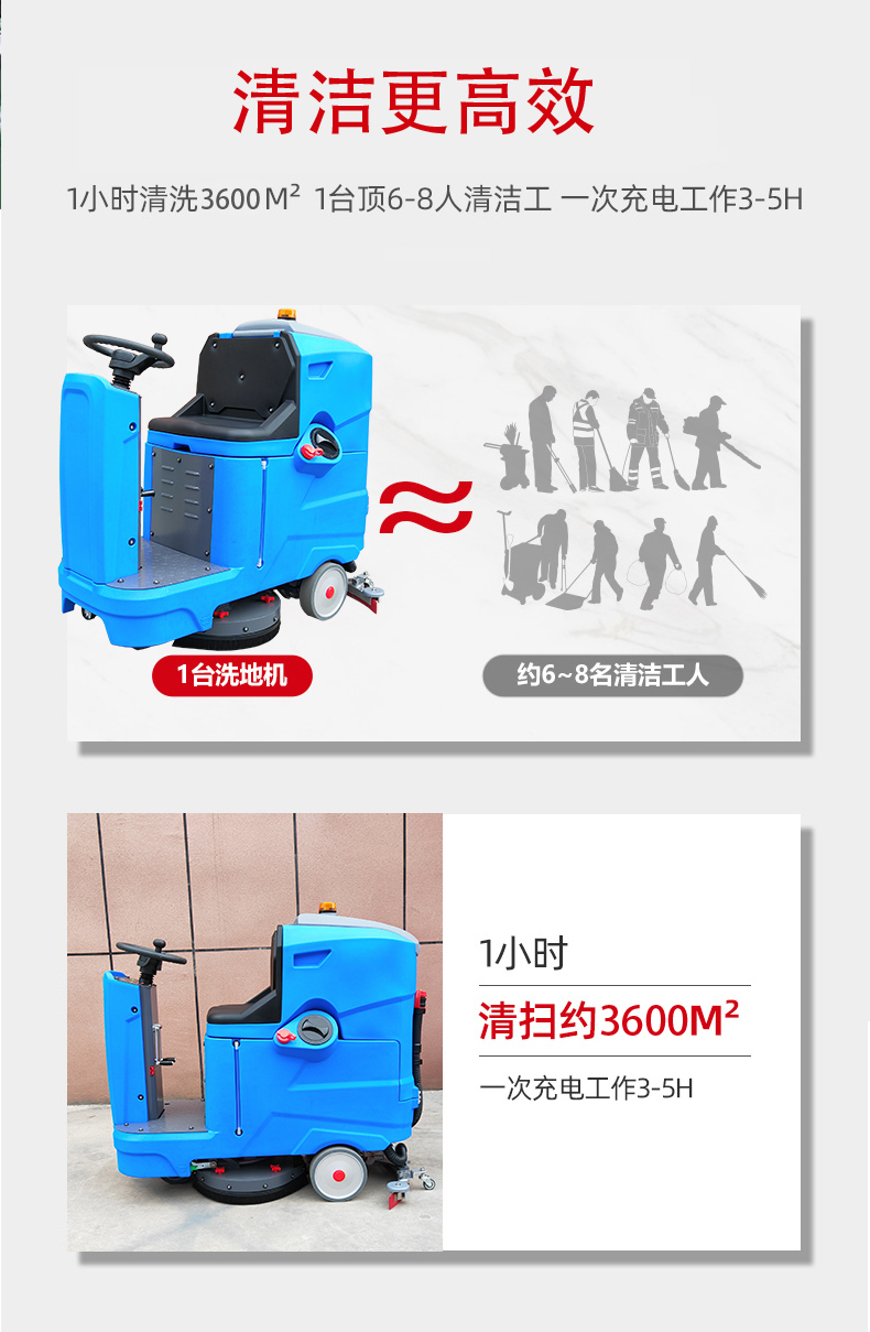 宜春驾驶式洗地机更适合用在高铁站